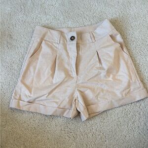 Stylish Tan Women's Shorts